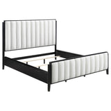 Brookmead 5-Piece Upholstered Cal King Bedroom Set Black