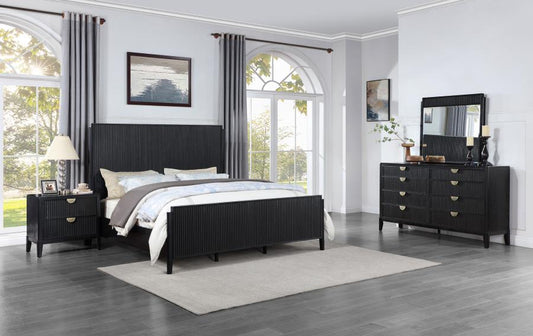 Brookmead 4-Piece California King Bedroom Set Black