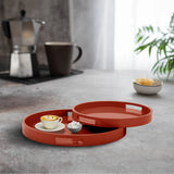 Saint Tropez Round Tray Set of 2 - Intense Rust