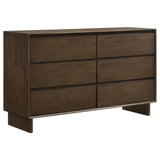 Glenwood 5-Piece Eastern King Bedroom Set Warm Brown