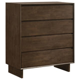 Glenwood 5-Piece Eastern King Bedroom Set Warm Brown