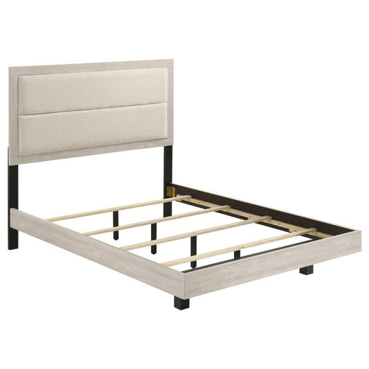 Trenton 5-Piece Full Bedroom Set Rustic Cream