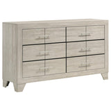Trenton 5-Piece Full Bedroom Set Rustic Cream