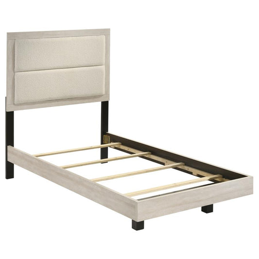 Trenton 5-Piece Twin Bedroom Set Rustic Cream