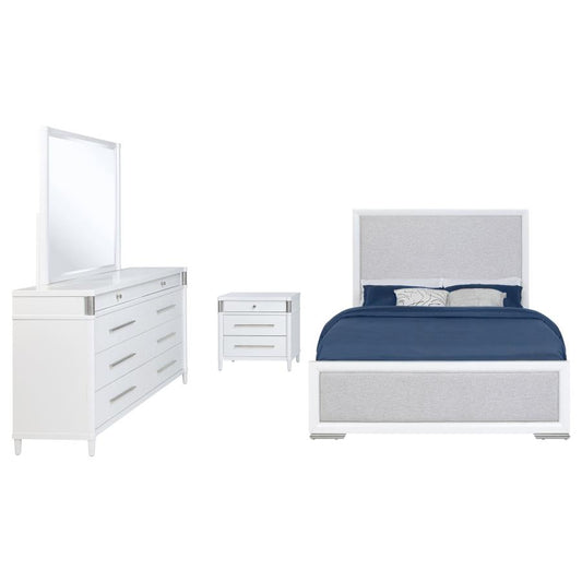 Gracemont 5-Piece California King Bedroom Set White