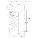 Oakglen 5-Piece Eastern King Bedroom Set Weathered Oak