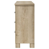 Oakglen 6-drawer Bedroom Dresser Weathered Oak
