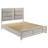 Farre 5-Piece Eastern King Bedroom Set Washed Grey