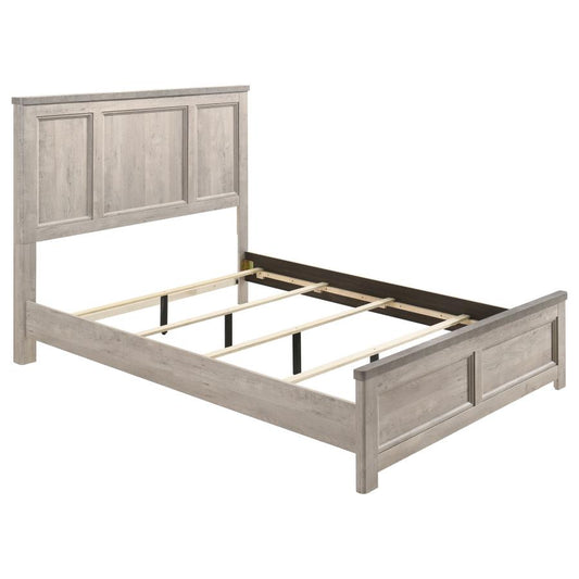 Nevado Farmhouse Queen Panel Bed Grey and Weathered Taupe