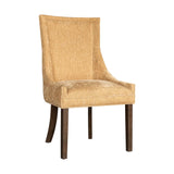 Wholesale [Set of 2] High-Back Upholstered Dining Side Chairs, Gold