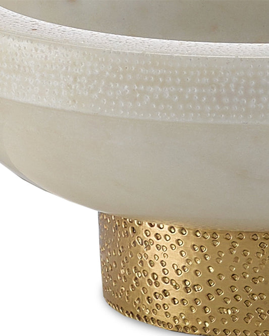 Valor Small White Marble Bowl