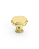 DESIGN2281 Champagne Bronze Cabinet Knobs | 1.3" Round Zinc Drawer & Kitchen Handles
