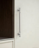 DESIGN2288 Antique Brass Cabinet Pulls | Modern Retro Ball-Top Handles for Kitchen Cabinets, 7.5"