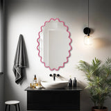 Cloud Mirror Hot Pink