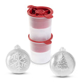 Tree and Snowflake Ornament Ice Molds - Set of 2