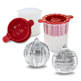 Dots and Stripes Ornament Ice Molds - Set of 2