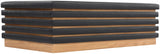 Rory Coffee Table - Contemporary Design with Natural Oak Veneer and Stylish Vegan Leather Accents