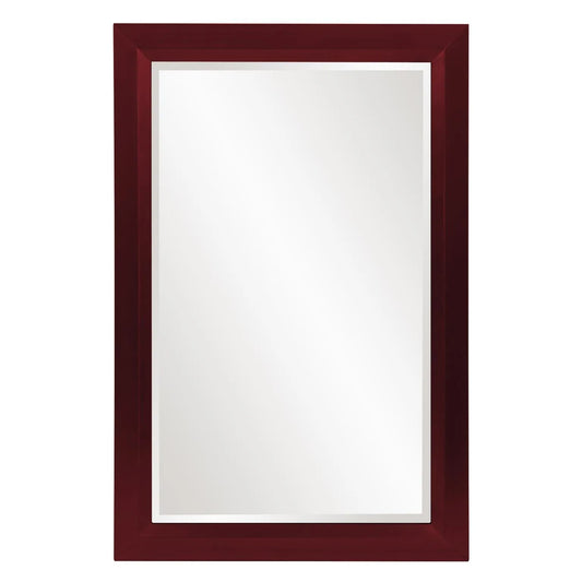 Avery Mirror - Glossy Burgundy