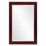 Avery Mirror - Glossy Burgundy