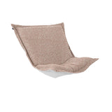 Patio Scroll Puff Chair Cover & Cushion- Alicante Blush