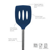 Silicone and Stainless Steel Slotted Turner
