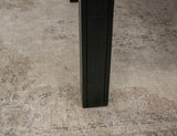 65" Loft Brown Pine Wood Table with Hand-Forged Iron Hardware