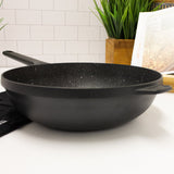 BergHOFF GEM 10" Non-stick Stir Fry Pan 3Qt., Black