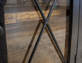 3 Drawer 4 Doors 70" Vintage Console - Weathered Black