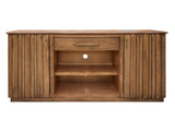 1 Drawer 2 Door TV Stand - Handcrafted Mango Wood | Mezquite