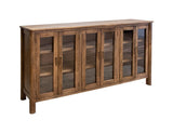 6 Door Console - Mango Wood Olimpia Collection | Sustainable Elegance