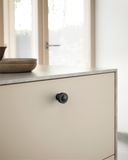 DESIGN2317 Modern Organic Champagne Bronze Cabinet Knobs | Solid Metal Drawer Handles
