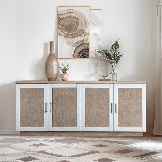 Modern 4-Door Accent Storage Cabinet*