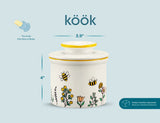 Kook Ceramic French Butter Keeper Dish