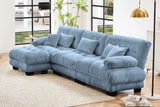 CLOUDIES 134" 3 Seater Sofa with 1 Ottoman