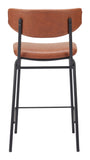 Charon Counter Stool (Set of 2) Vintage Brown