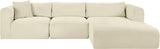Shaggy - 3 Piece Modular Sectional
