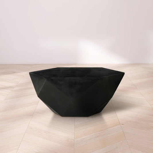 Diamante Coffee Table - Stunning Diamond-Shaped Acacia Wood Centerpiece for Modern Living Spaces