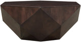 Diamante Coffee Table - Stunning Diamond-Shaped Acacia Wood Centerpiece for Modern Living Spaces