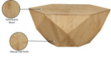 Diamante Coffee Table - Stunning Diamond-Shaped Acacia Wood Centerpiece for Modern Living Spaces