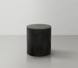 Terrazo End Table - Modern Iron Design with Speckled Surface for Stylish Home or Office Decor