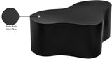 Tevere Coffee Table - Modern Matte Metal Design with Unique Shape for Stylish Gatherings and Leisure