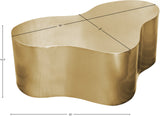Tevere Coffee Table - Modern Matte Metal Design with Unique Shape for Stylish Gatherings and Leisure