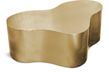 Tevere Coffee Table - Modern Matte Metal Design with Unique Shape for Stylish Gatherings and Leisure