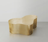 Tevere Coffee Table - Modern Matte Metal Design with Unique Shape for Stylish Gatherings and Leisure