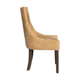 Wholesale [Set of 2] High-Back Upholstered Dining Side Chairs, Gold