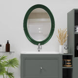 Queen Ann Mirror - Glossy Hunter Green