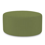 Universal Round Ottoman Cover Seascape Moss -Cover Only