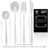 24-Piece Stainless Steel Silverware Set for 6