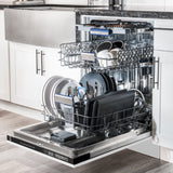 24" Dishwasher with White Matt panel, Stainless Tub, DWV-WM-24