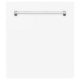 24" Dishwasher with White Matt panel, Stainless Tub, DWV-WM-24